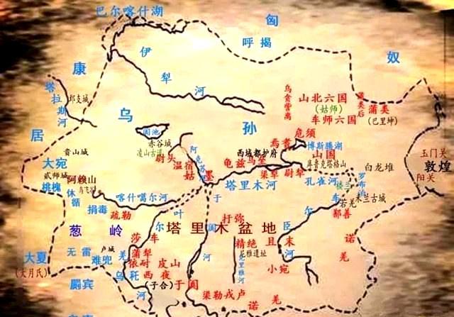 西汉时期"西域三十六国",具体是哪几个国家,在今天
