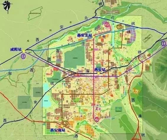 (网络配图) 根据十三五规划,现位于长安区引镇的西安南站将改名为