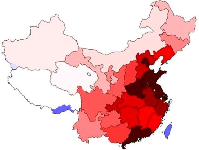 我国人口密度分界线_近80年来中国大陆地区人口密度分界线的变化分析