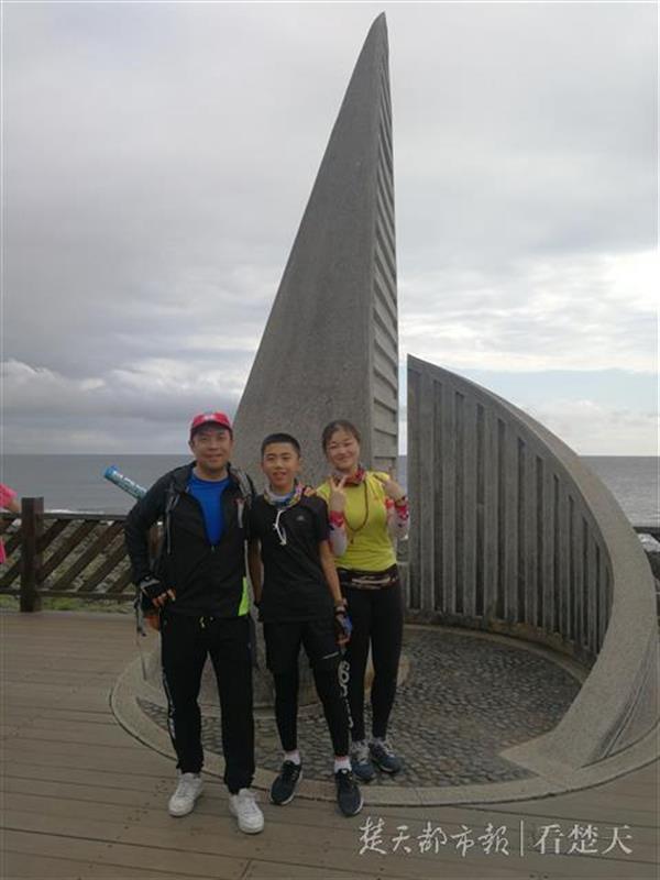 七天行600公里 武汉初中生春节骑行半个台湾岛