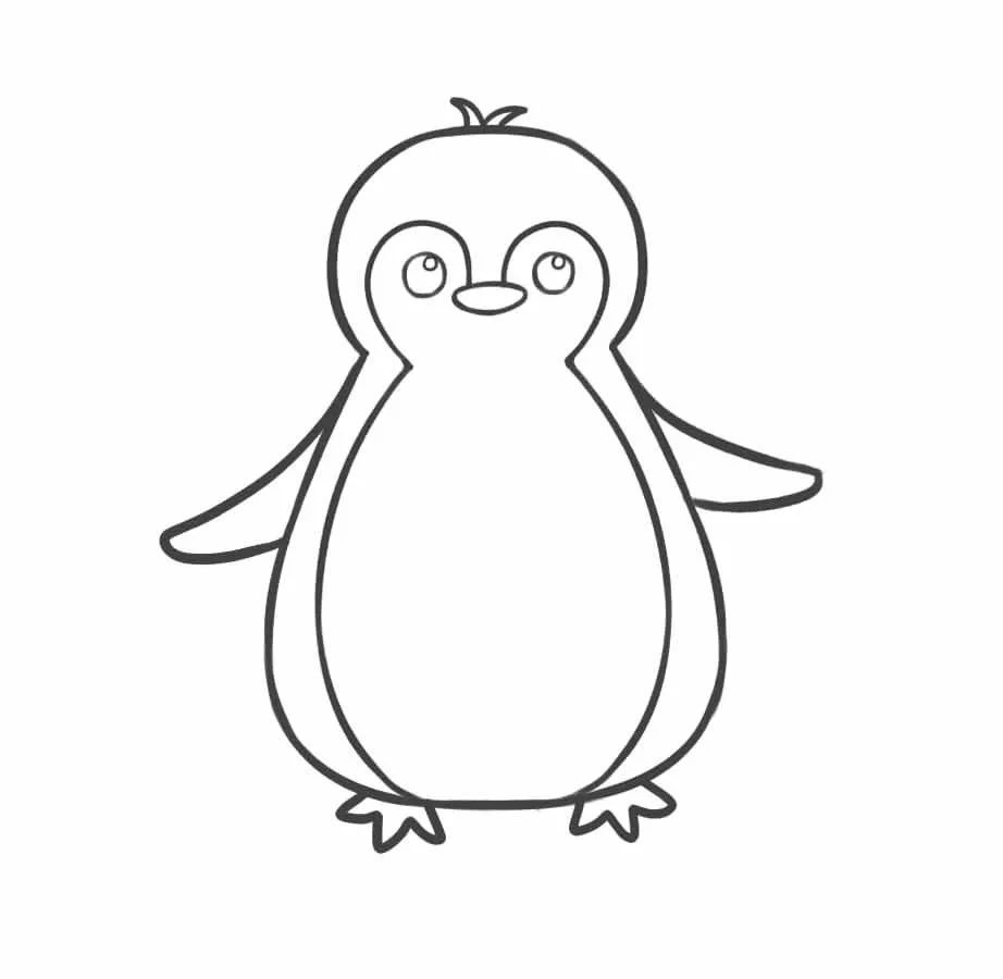 【简笔画教程】企鹅_腾讯新闻