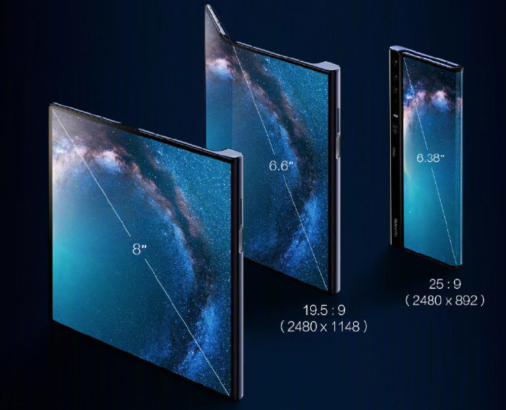 华为Mate X正式发布 售价一万八比三星先进