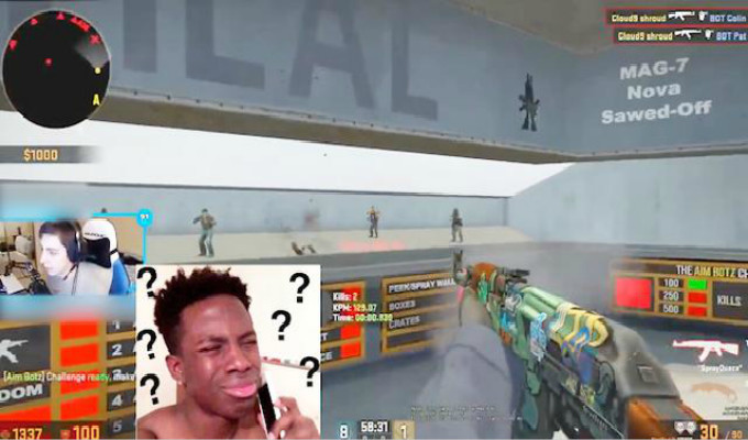 绝地求生:Shroud为什么那么强?看他玩CSGO就