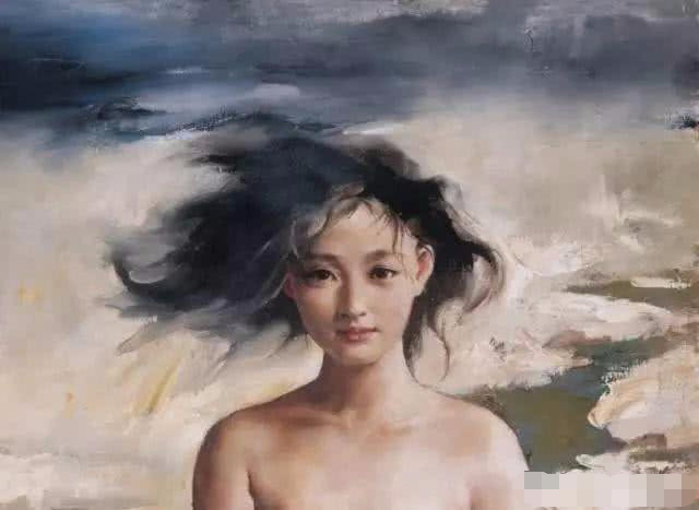 少女时她曾为艺术"献身"画人体油画,成名后油画卖出千万