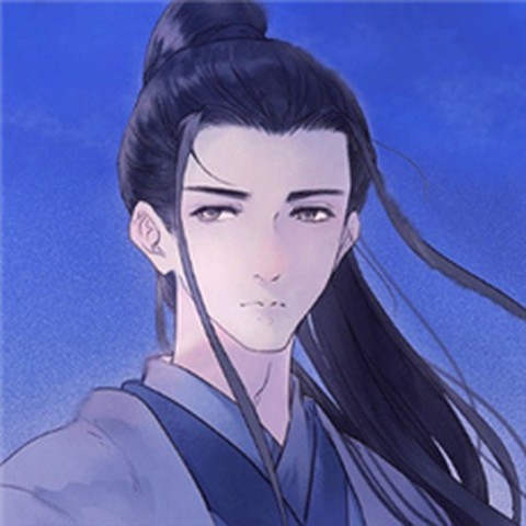 古风动漫·男生头像:姑娘,小生愿陪你山前散步,做你山后归途