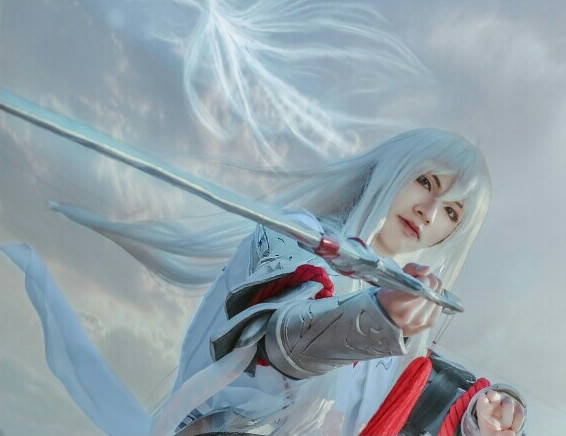 王者荣耀:李白凤求凰真人cos,铠甲细节简直美爆,网友