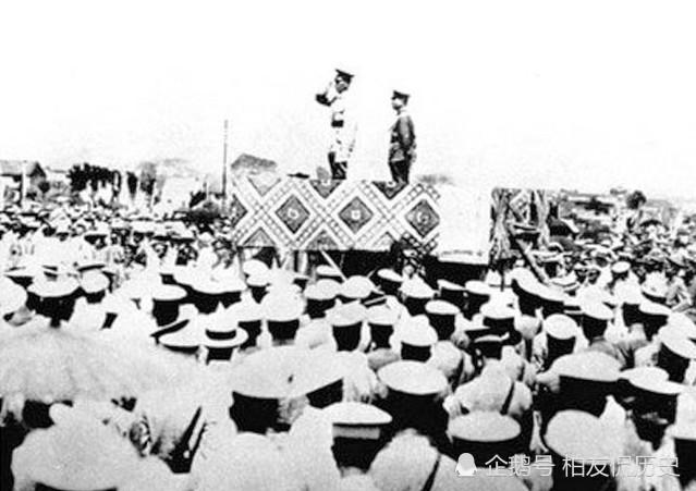 1926-1928:北伐战争8张老照片,图8蒋介石帅气十足!