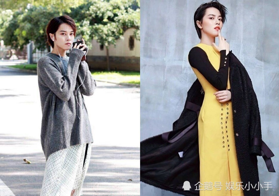 谁说邢恩只能驾驭的了男装?看到女装后的她,那才是真漂亮!