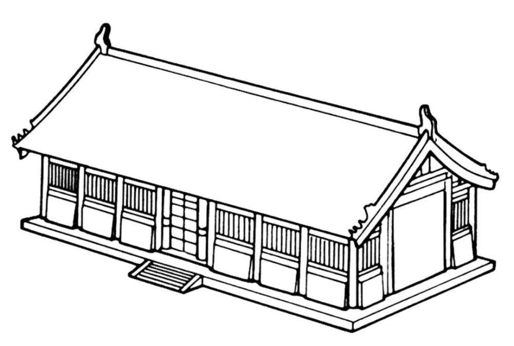 庑殿式的屋顶有五条屋脊,歇山式有九条屋脊.