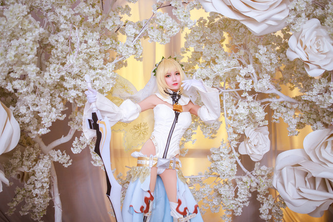 尼禄花嫁cosplay