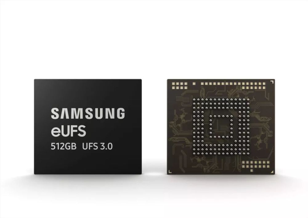 三星:量产512GB eUFS 3.0闪存读写速度SSD级