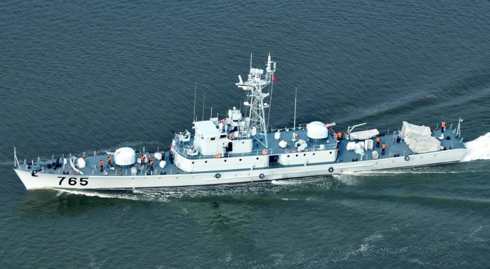 加装了反舰导弹的037-1G型导弹护卫艇，如今仍然在服役之中