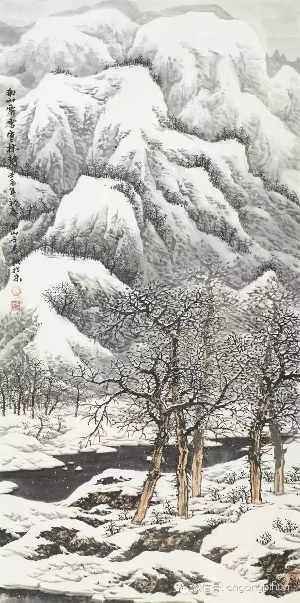 冰雪山水画,不告诉你的秘密