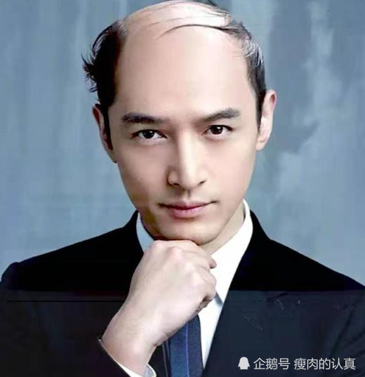 当明星遇到硬核ps大神,原来秃顶才是检验明星颜值的