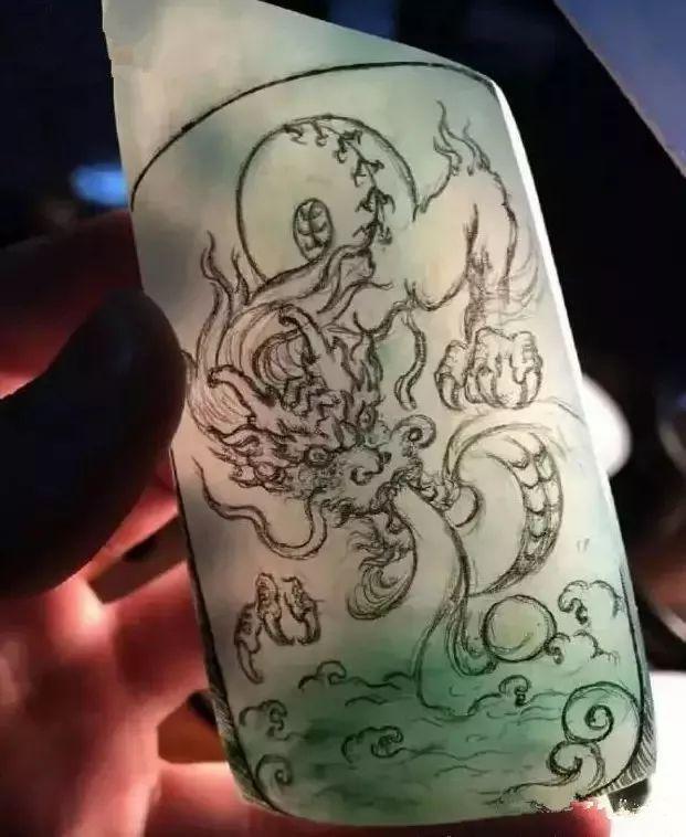 玉雕设计的创作草图,每一幅都能让人心醉!