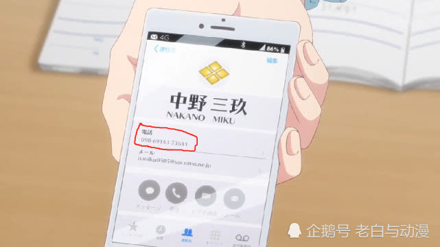五等分的新娘 风太郎获得三玖电话 网友见了直接打过去 神了 看点快报