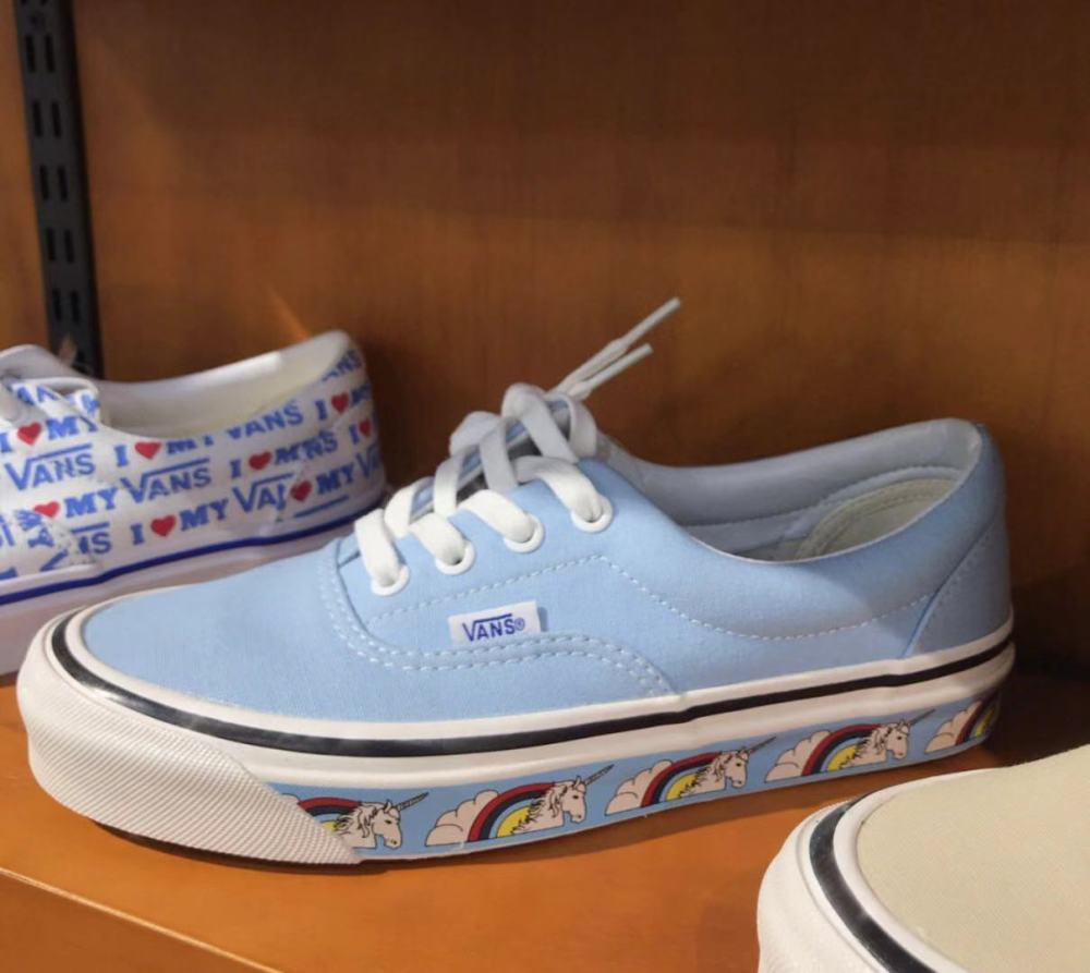 vans湖蓝色,治愈系独角兽!万斯一出手,少女心归你所有!