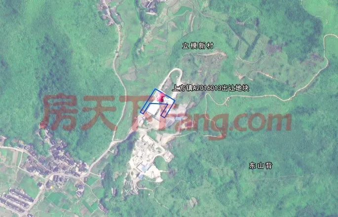 衢江区上方镇a2016013地块区位图
