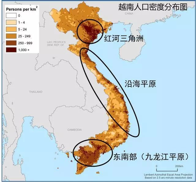 地图看世界;东南亚南北最狭长的国家越南.