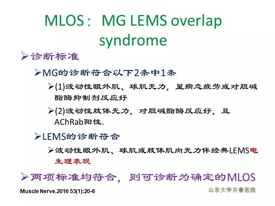 Cms姐妹篇 神经肌肉接头电生理 看点快报