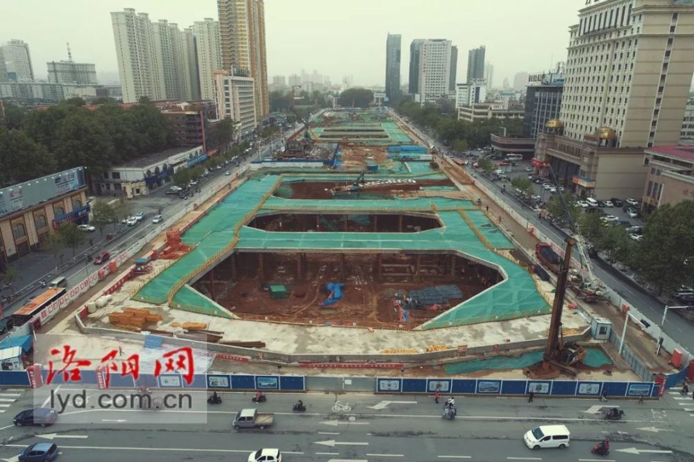 全国第二,26个出入口!洛阳地铁牡丹广场站最新进展