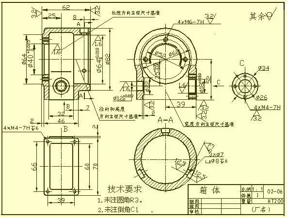 图纸不合格来看看经典机械制图识图标准