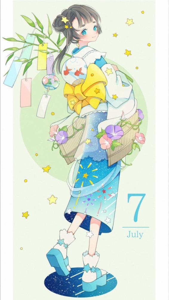 12月份"二次元"拟人化:3月"双马尾"萌翻,超甜!你是几月