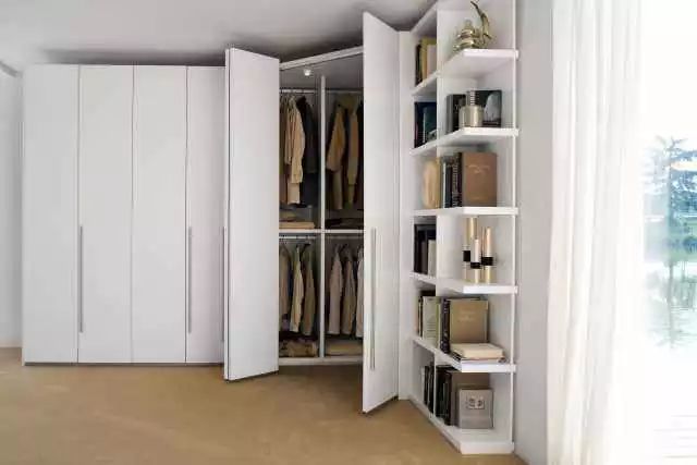 l型衣柜,卧室里的超级收纳,转角就是个小衣帽间!