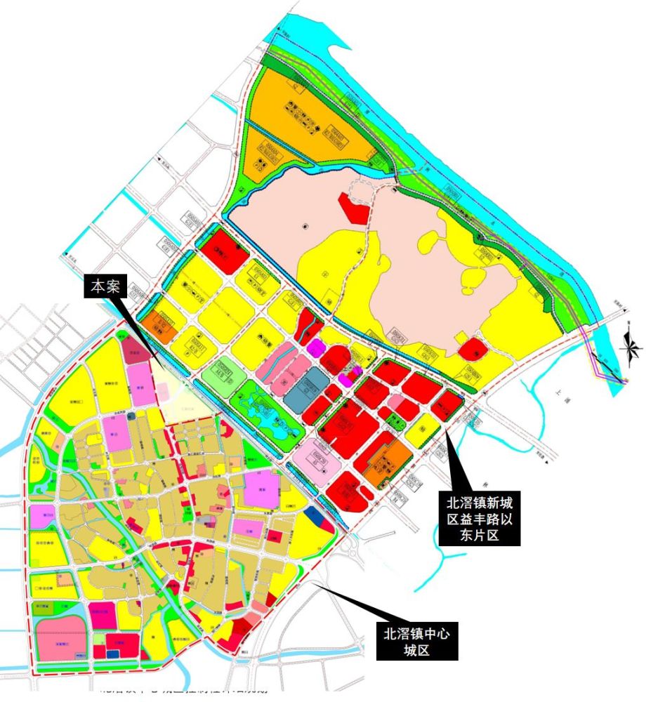 地块距离佛山地铁3号线,广州地铁7号线西延线换乘站北滘新城不足一