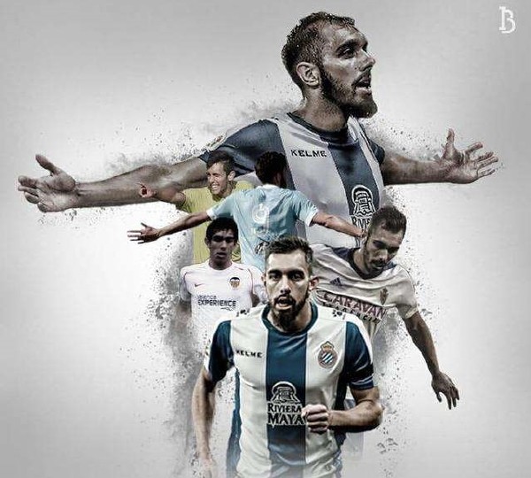 球探- 绰号熊猫的西班牙人中锋 他的存在让武磊