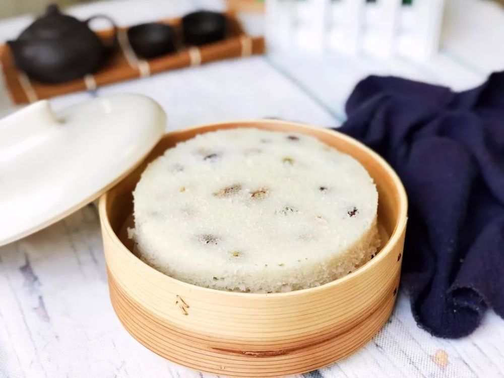 早餐香甜大米发糕的做法，Q弹的口感，松软又美味