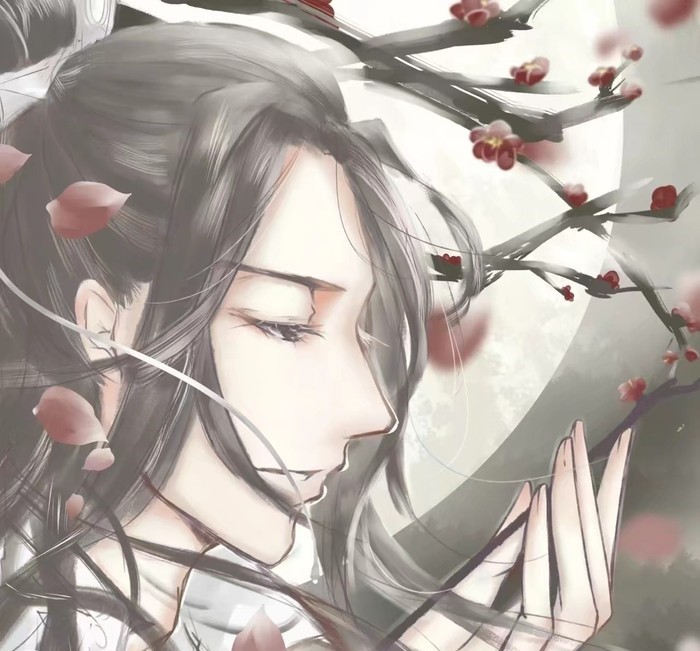 冷调·古风·男生头像:有情终古似无情,谢却荼蘼,别语