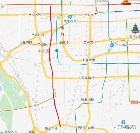 新丰台火车站已开建 万寿路南延还远吗!