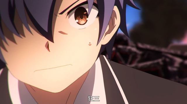 约会大作战:狂三滑稽表情和士道秀情头,观众:小礼服三三美如画