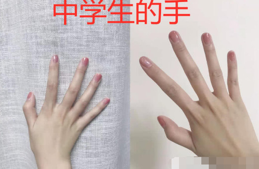 小学生的手稚嫩 中学生的手白净 看到大学生的手被迷住了 看点快报