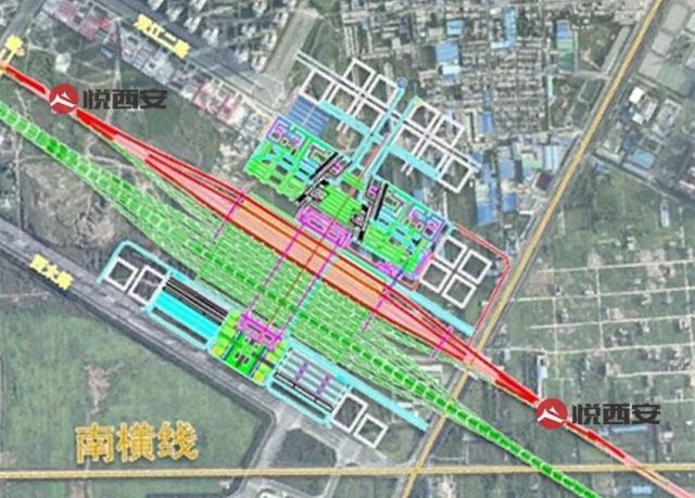 据悦西安(just-xa)消息,西安东站规划总规模17台35线(西康场5台9线