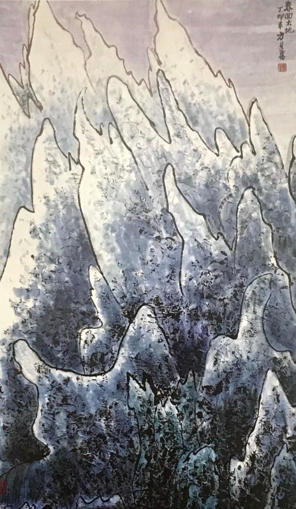 松壑清溪流 孤帆东山来 国画山水作品欣赏 看点快报