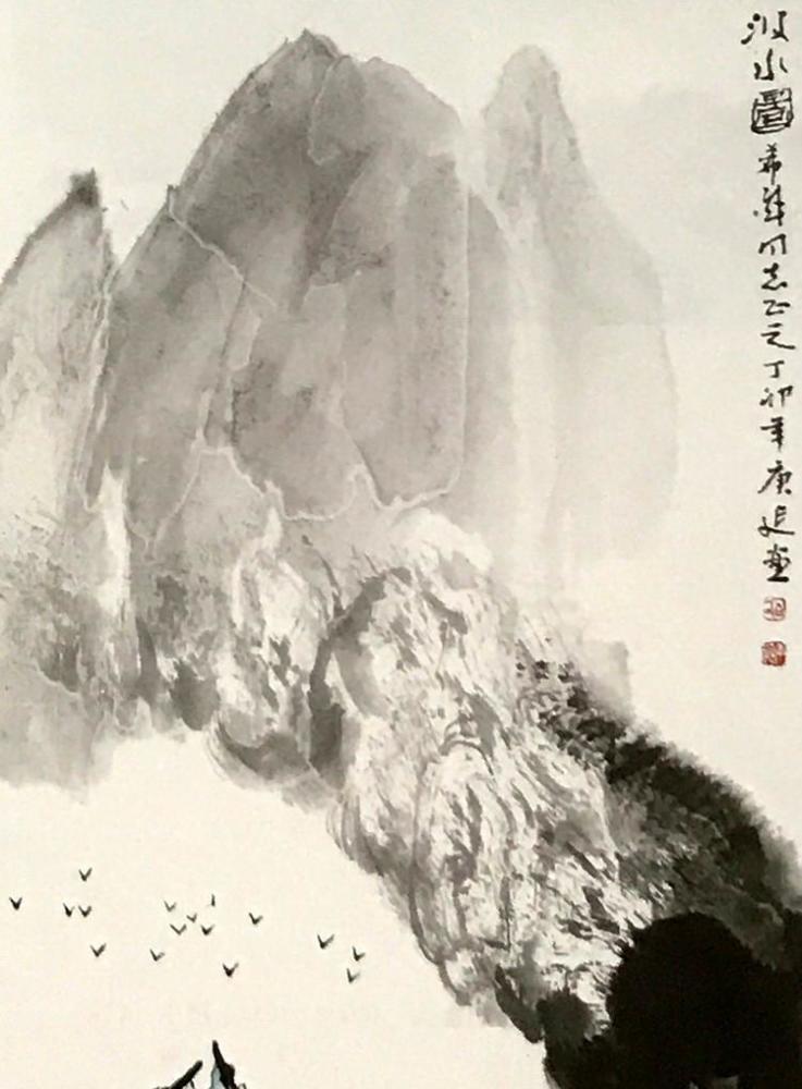 松壑清溪流 孤帆东山来 国画山水作品欣赏 看点快报