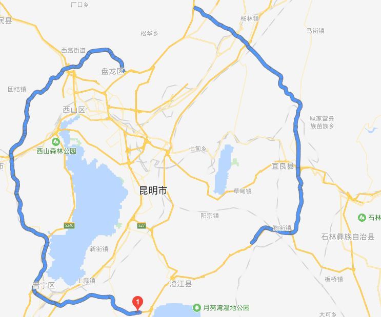 昆明就已经提出了五环概念,五环也是昆明十三五计划中的重点规划) 在