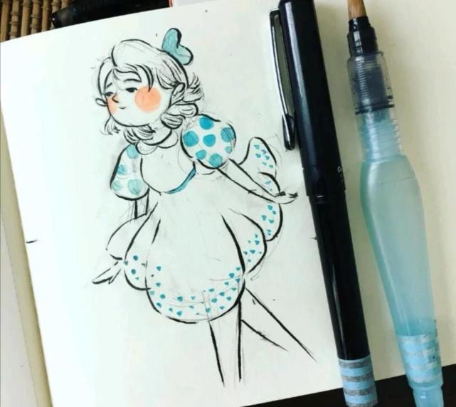 超适合用在手帐里的简笔画人物插画,赶紧学习一下吧!