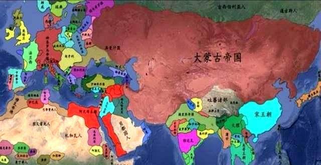 成吉思汗蒙古人口_蒙古成吉思汗时期地图