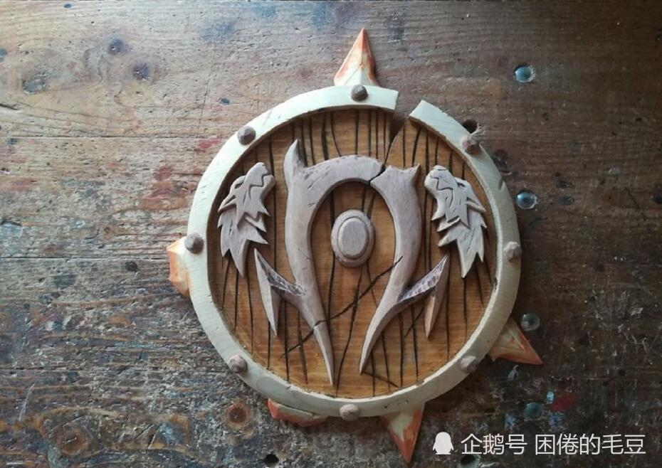 魔兽世界:玩家制作魔兽各大阵营图腾,你是代表联盟还是部落呢!
