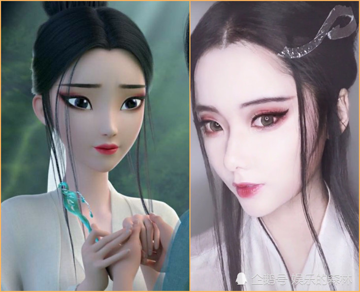 白蛇:缘起cos:躲过了小白,抗住了小狐狸,却被小青帅哭