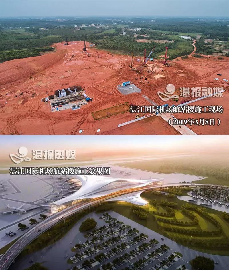 vr航拍"吴川最牛镇",被高铁,机场,别墅包围的快感!