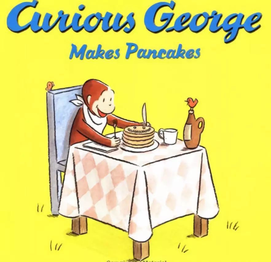 英语绘本故事curiousgeorgemakespancakes好奇乔治做薄饼