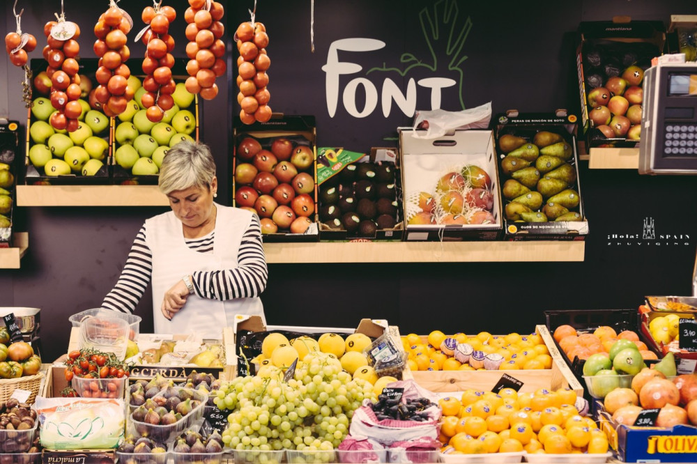 欧洲最美菜市场,巴塞罗那波盖利亚市场,人均5