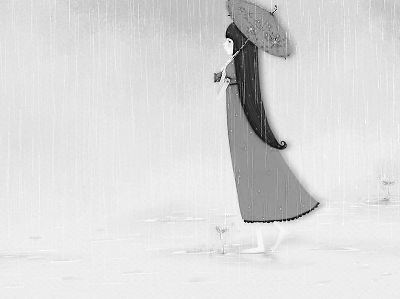 原创现代诗 小花伞