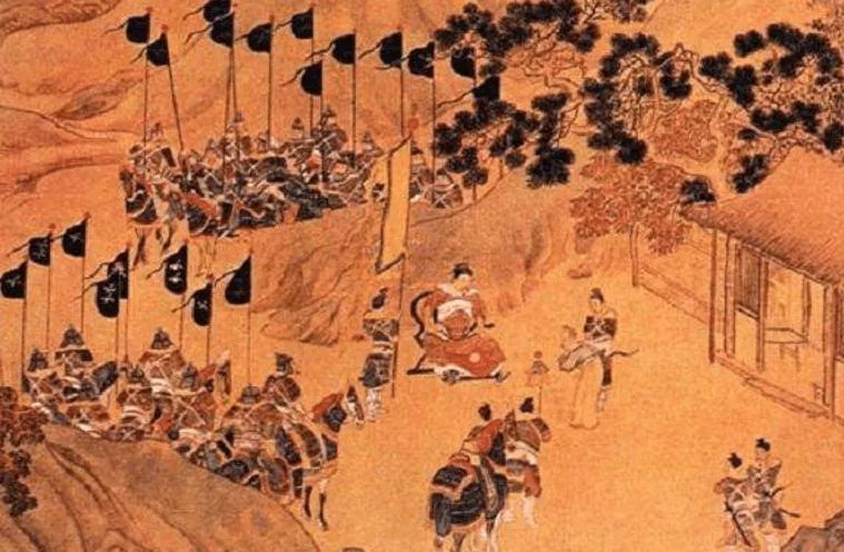 古人口技精彩_古人简笔画