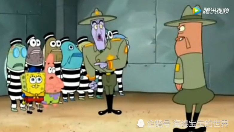海绵宝宝和派大星进监狱?肚子饿了,警察竟让他们吃这个!