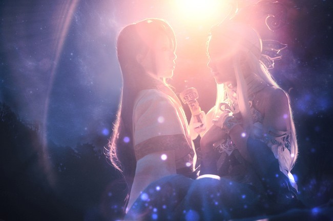 秦时明月雪女&高渐离cos:雪姬一舞,琴师一曲,邀醉月同归